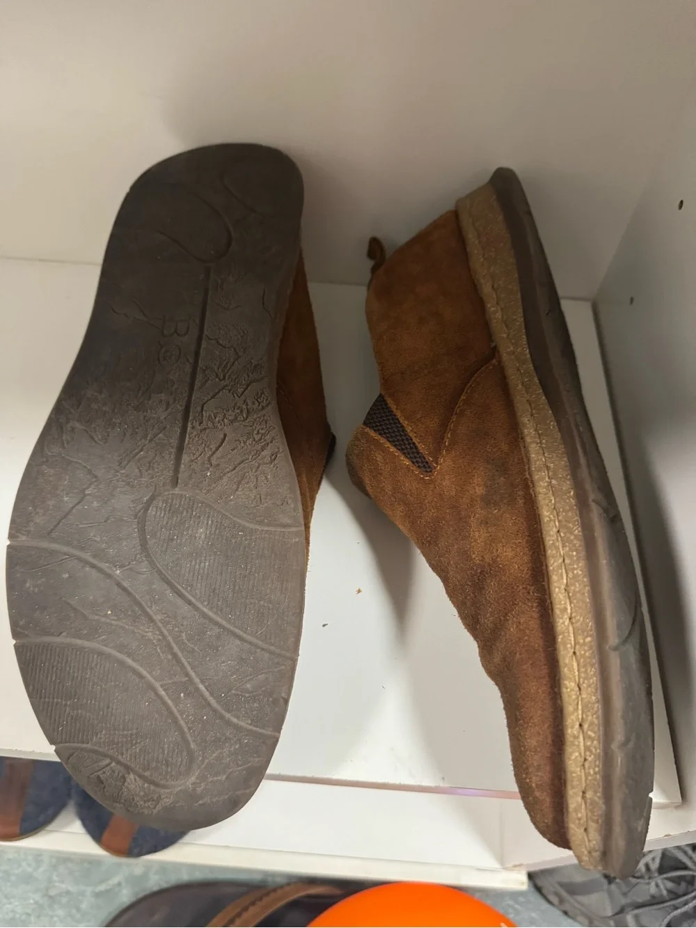 Born Bryson Slip-On Suede Men's Shoes in Brown